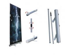 Standee cuốn nhôm tăng độ